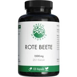 Abbildung klein von Green Naturals Rote Beete 1500 Mg Kapseln Hochdos.