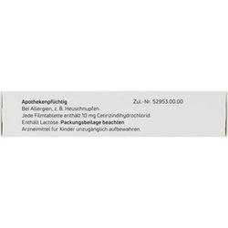 Abbildung klein von Cetirizin-Adgc