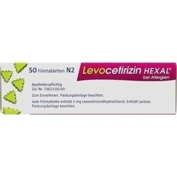 Abbildung klein von Levocetirizin Hexal Bei Allergien 5mg Filmtabl.