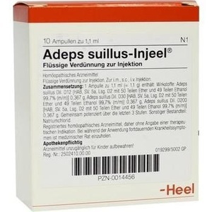 ADEPS SUILLUS Injeel Ampullen ADEPS SUILLUS Injeel Ampullen