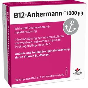B12 ANKERMANN 1000 μg Injektionslösung Amp.