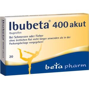 IBUBETA 400 akut Filmtabletten (PZN: 00179737) - Effektive Hilfe bei akuten Schmerzen