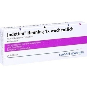 JODETTEN Henning 1x wöchentlich Tabletten