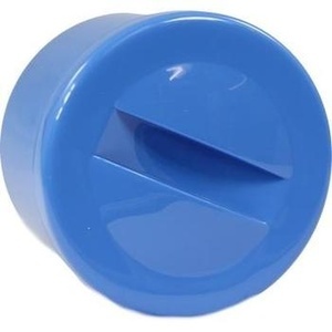 PROTHESENBEHÄLTER Kunststoff mit Deckel blau