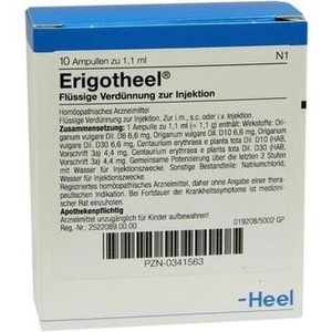 ERIGOTHEEL Ampullen ERIGOTHEEL Ampullen