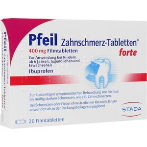 PFEIL Zahnschmerz-Tabletten forte Filmtabletten