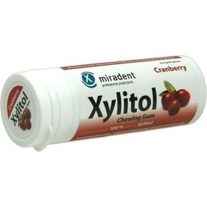 MIRADENT Xylitol Zahnpflegekaugummi Cranberry