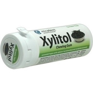 MIRADENT Xylitol Zahnpflegekaugummi grüner Tee