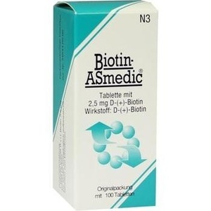 BIOTIN ASMEDIC 2,5 mg Tabletten