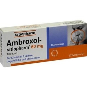 AMBROXOL-ratiopharm 60 mg Hustenlöser Tabletten (PZN: 00680868) für effektive Hustenlinderung.