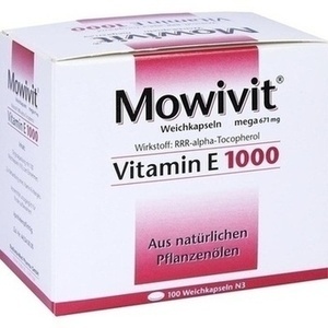 MOWIVIT Vitamin E 1000 Kapseln