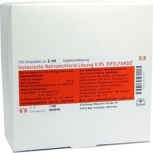 ISOTONISCHE NaCl Lösung 0,9% Eifelfango Inj.-Lsg.