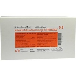 ISOTONISCHE NaCl Lösung 0,9% Eifelfango Inj.-Lsg.