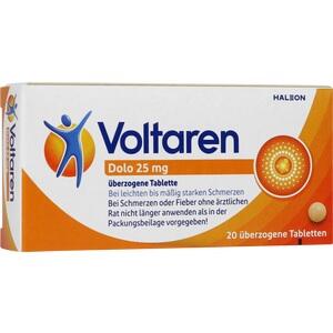 VOLTAREN Dolo 25 mg überzogene Tabletten kaufen – Schnelle Schmerzlinderung (PZN 00927263)