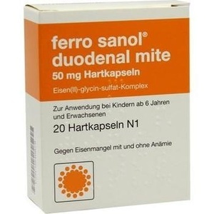 FERRO SANOL duodenal mite 50 mg magensaftr.Hartk.