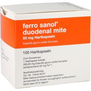 FERRO SANOL duodenal mite 50 mg magensaftr.Hartk.