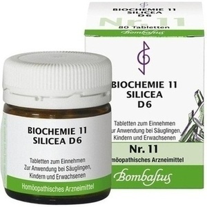 BIOCHEMIE 11 Silicea D 6 Tabletten