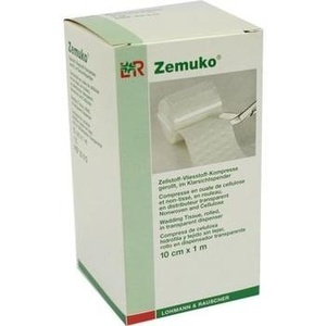 ZEMUKO Vliesstoff-Kompr.gerollt 10 cmx1 m