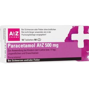 PARACETAMOL AbZ 500 mg Tabletten