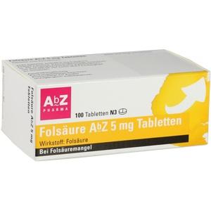 FOLSÄURE AbZ 5 mg Tabletten - Ihr Vitamin B9 Beitrag