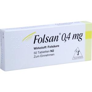 FOLSAN 0,4 mg Tabletten