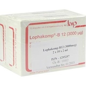 LOPHAKOMP B12 3.000 μg Injektionslösung