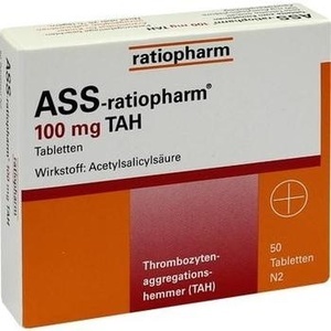 ASS ratiopharm®100 TAH Tabletten