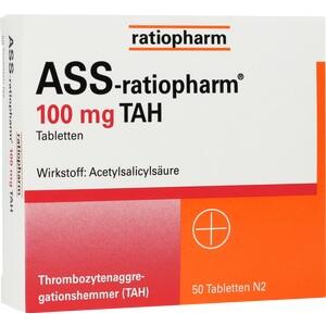 ASS-ratiopharm 100 mg TAH Tabletten