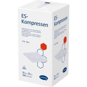 ES-KOMPRESSEN unsteril 10x10 cm 16fach