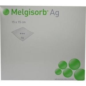MELGISORB Ag Verband 15x15 cm