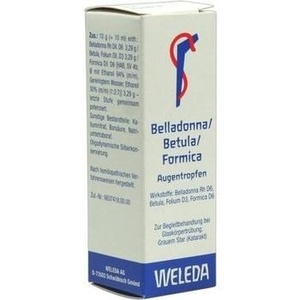 BELLADONNA/BETULA/FORMICA Augentropfen