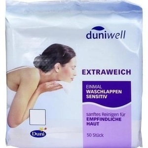 DUNIWELL Einmal Waschlappen sensitiv