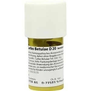 CARBO BETULAE D 20 Trituration