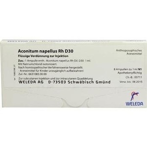 ACONITUM NAPELLUS Rh D 30 Ampullen