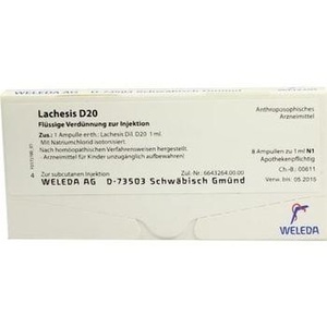 LACHESIS D 20 Ampullen