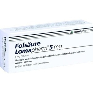 FOLSÄURE LOMAPHARM 5 mg Tabletten