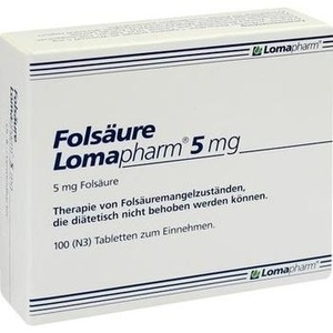 FOLSÄURE LOMAPHARM 5 mg Tabletten