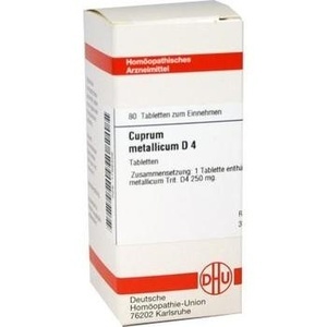 CUPRUM METALLICUM D 4 Tabletten