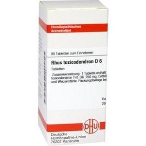 RHUS TOXICODENDRON D 6 Tabletten