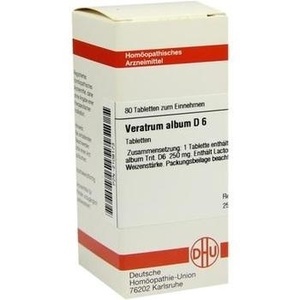 VERATRUM ALBUM D 6 Tabletten