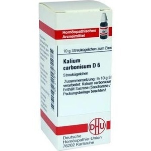 KALIUM CARBONICUM D 6 Globuli