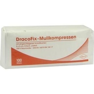DRACOFIX OP-Kompressen 5x5 cm unsteril 8fach