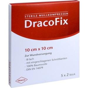 DRACOFIX PEEL Kompressen 10x10 cm steril 8fach