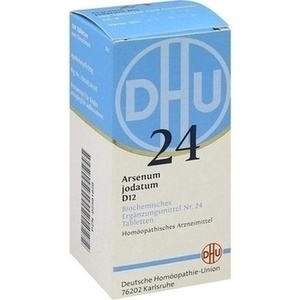 BIOCHEMIE DHU 24 Arsenum jodatum D 12 Tabletten