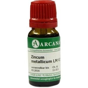 ZINCUM METALLICUM LM 6 Dilution