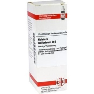 NATRIUM SULFURICUM D 6 Dilution