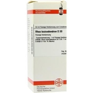 Rhus Toxicodendron D30 Dilution