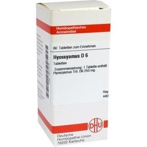 HYOSCYAMUS D 6 Tabletten
