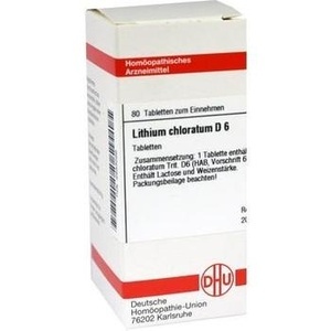 LITHIUM CHLORATUM D 6 Tabletten