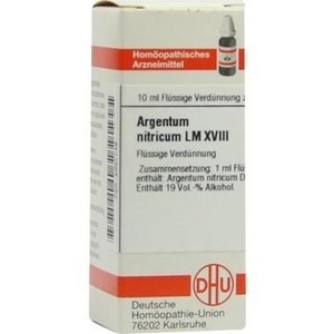 ARGENTUM NITRICUM LM XVIII Dilution